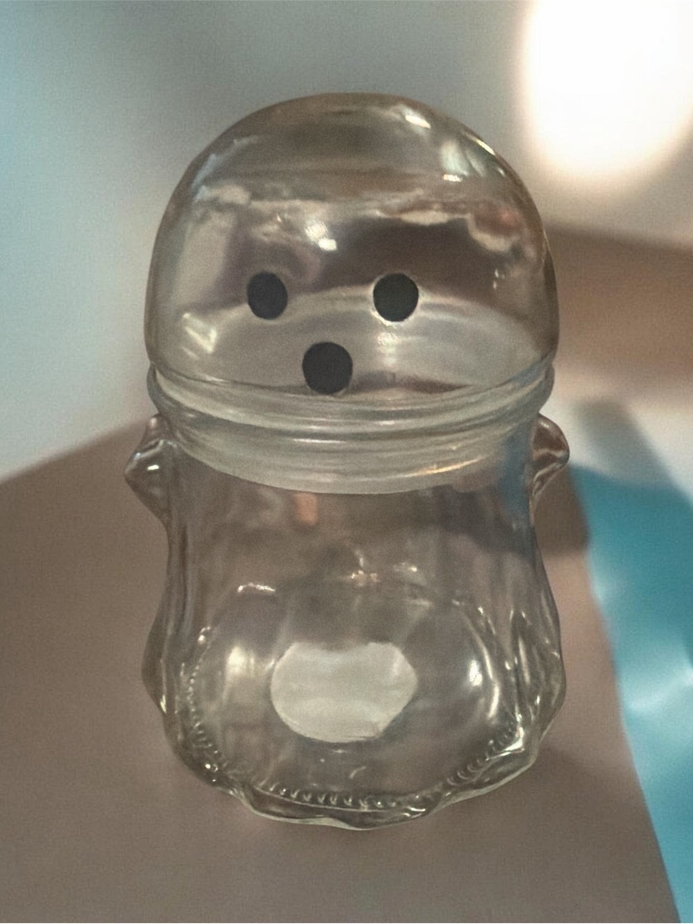 Clear Glass Halloween Ghost-Shaped h - Transparent 16 fl oz